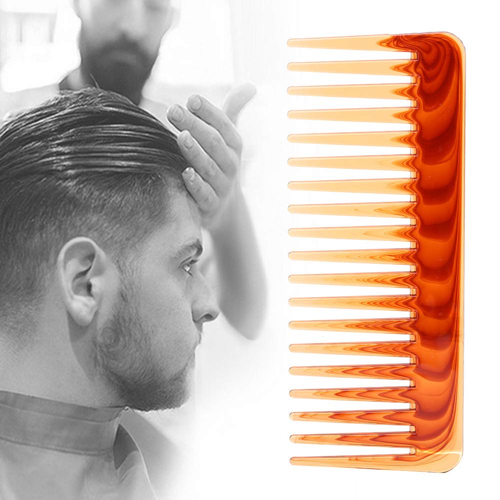 Wide Tooth Comb, Portable Detangling Hairbrush for Men and Women