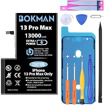 Batterie IPhone XR Bokman - 5000mHa Haute Capacité | Li-Polymer | Avec Kit Outils | Compatible A2108/A1984/A2106