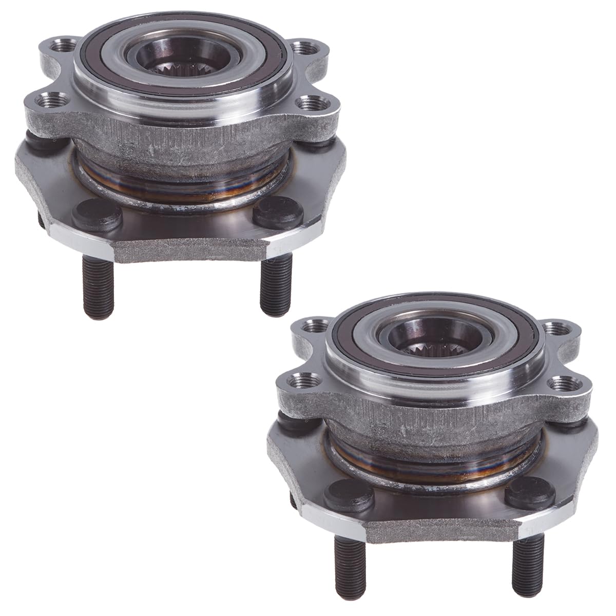 Photo 1 of AUQDD 513357 x2 Front Wheel Hub and Bearing Assembly Compatible With Nis-san 2014-2020 Rogue, 2017-2022 Rogue Sport # HA590554 40202-4BA0A