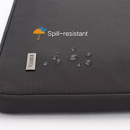 KIZUNA Laptop Sleeve Case Bag 12.5 Inch Water-resistant for 12.5" Computer/13" MacBook Pro Touch Bar/iPad Pro/Lenovo ThinkPad X280 A285/Asus Zenbook 3 UX390UA/13.9" Huawei MateBook X Pro -Black