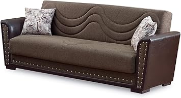 Amazon Com Beyan Toronto Collection Modern Large Convertible Sofa