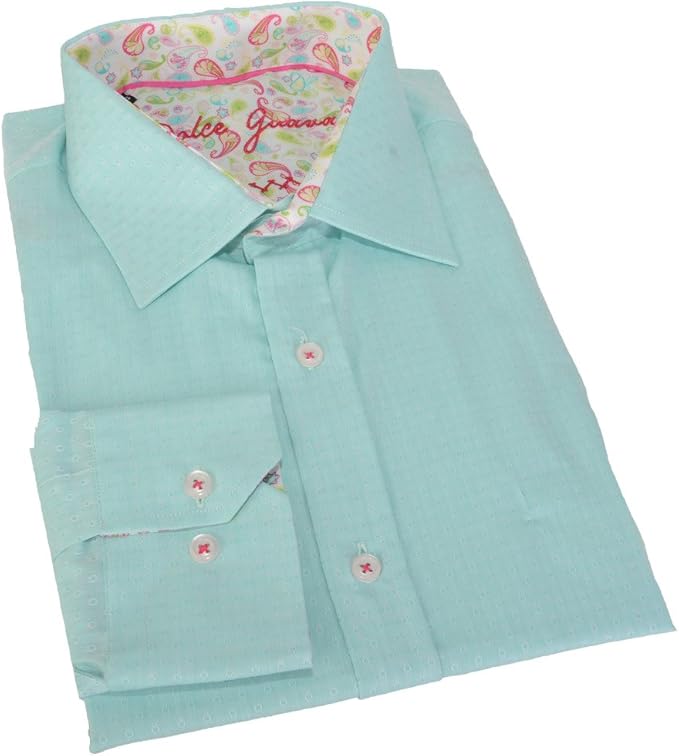 mint green button down