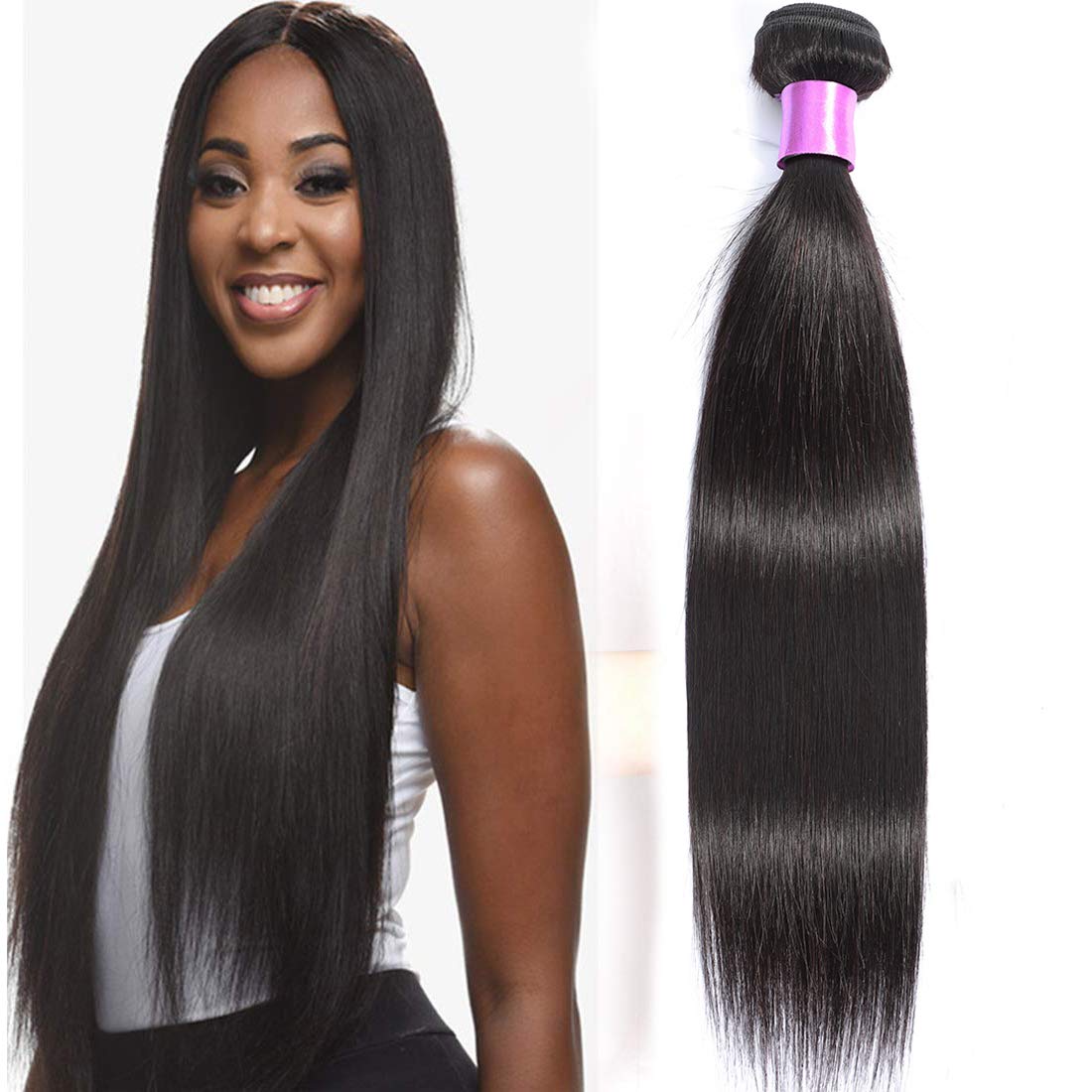 26 Misoun Hair Brazilian Hair One Bundle Virgin Unprocessed