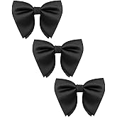 LHXzizizi Oversized Bow Ties for Men, Adjustable Pre Tied Mens Bow Tie, Tuxedo Bowties Men for Wedding Party Graduation Proms