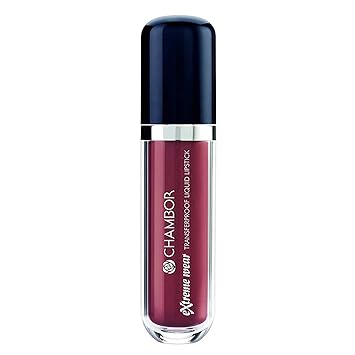 Chambor Extreme Wear Transfer Proof Liquid Lipstick, Truffle No.484, 6 ml