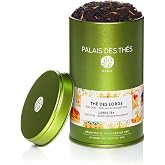 Palais des Th&eacute;s - Tea of Lords -Earl Grey Black Tea -3.5 oz Loose Leaf Tin | Intense Italian bergamot notes with safflower petals. A bold gourmet morning drink, perfect hot or iced.