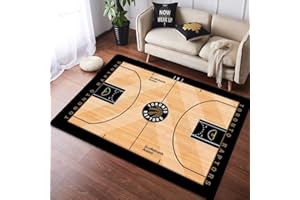 PBCBYUEUV Non-Slip and Wear-Resistant Carpet. Home Decorative Carpet for NBA Basketball Fans. Printing and Dyeing Patterns On