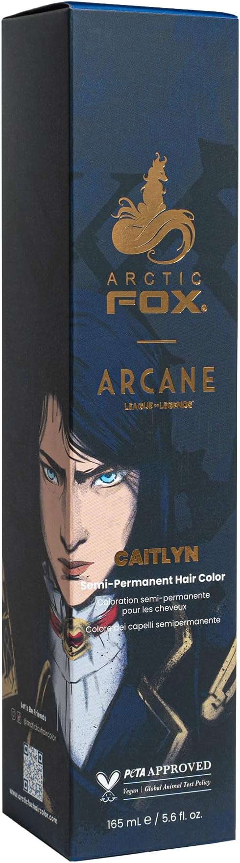 Arctic Fox Caitlyn Vegan Semi-Permanent Hair Dye 165 ml Arcane League of Legends