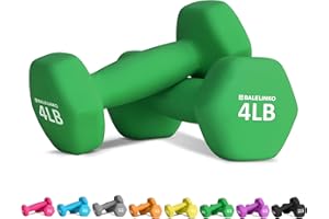 Balelinko Home Gym Equipment Workouts Strength Training Weight Loss Pilates Weights Yoga Sets Weights for Women, Men, Seniors and Youth