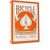 Magic Makers Orange Playing Cards Bicycle Deck