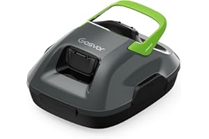 Gosvor Cordless Robotic Pool Cleaner, 90 Min Runtime Pool Vacuum, Self-Parking, 7.5 lbs Lightweight, Ideal for Above Ground Pools up to 860 sq.ft