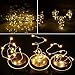 Weepong Solar Mason Jar Lid Lights 6 Pack 20 LED Fairy String Firefly Lights Battery/Solar Powered Lantern Hanging for Patio Garden Yard Table Tree Decor (6 Hangers Included, Jars Not Included)