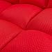 Sundale Outdoor Indoor Adjustable Soft-Brushed Polyester Cord Five-Position Multiangle Floor Chair, Red