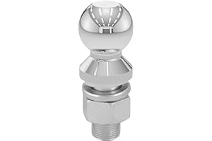 CURT Manufacturing 40009 2-5/16" Chrome Steel Trailer Hitch Ball (20,000 lbs. GTW, 1-1/4" x 2-3/4" Shank)