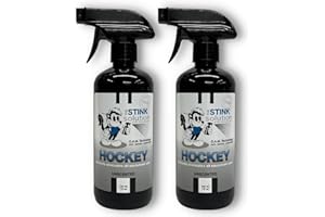 The Stink Solution Unscented Hockey Odor Eliminator For Strong Odor: Quickly Banish Sweat & Body Odor From Hockey Gear, Skates, Hockey Bags, Gloves, & More! Safe Hockey Deodorizer - 2 16 oz Bottles