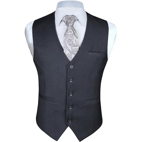 Chaleco De Traje De Negocios ,chaleco Clásico De Color Sólido De