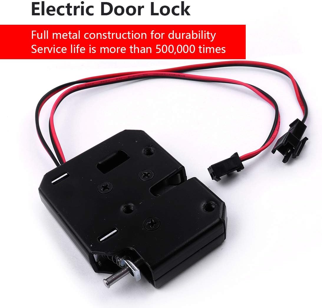 Atoplee 1pc Dc 12v 2a Intelligent Electric Door Lock For File Cabinet Door Amazon Com