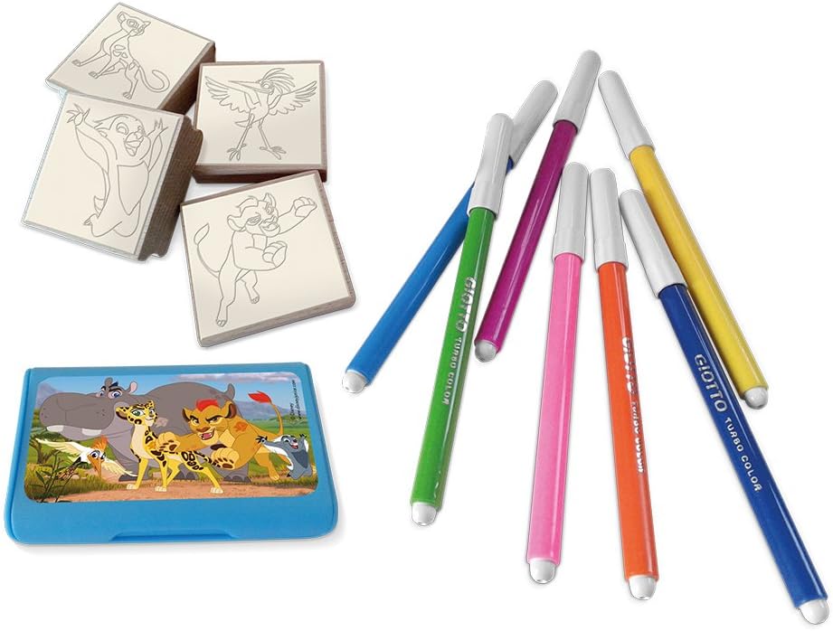 Multiprint Box 4 Stamps for Kids Disney The Lion Guard 100% Made in Italy - Image 3