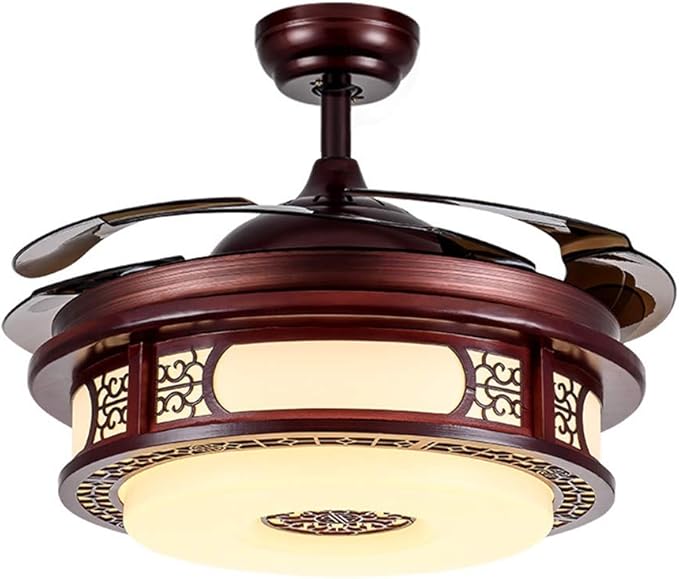 Retro Luces Ventilador De Techo, Lámpara De Iluminación Candiles