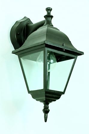 Rustikale Wandleuchte Aussen Schwarz E27 Bis 60w 230v Wandlampe