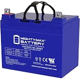 Mighty Max Battery ML35-12 GEL - 12 Volt 35 AH, GEL Type, Nut and Bolt (NB) Terminal, Rechargeable AGM Battery