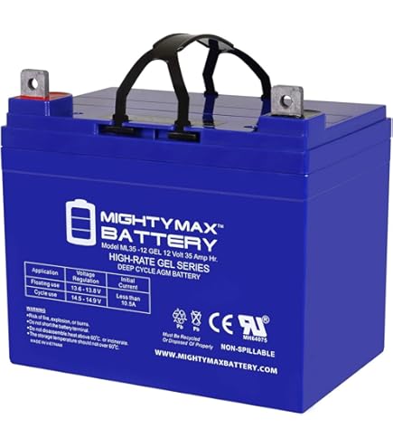 Amazon.com: PowerStar 12V 35AH U1 AGM Battery Compatible with