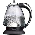 Capresso 259 Water Kettle, 10" x 8.25" x 6.25", Polished Chrome