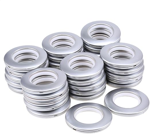Amazon Com 32pcs Curtain Grommet Dess Curtain Eyelet Rings Clips