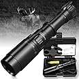 UniqueFire 1605N Vcsel 850nm IR Illuminator Flashlight Lights for Night Vision, Fresnel Lens Zoomable Infrared Flashlight Lighting to 1500M, with Remote Pressure Switch & Scope Bracket