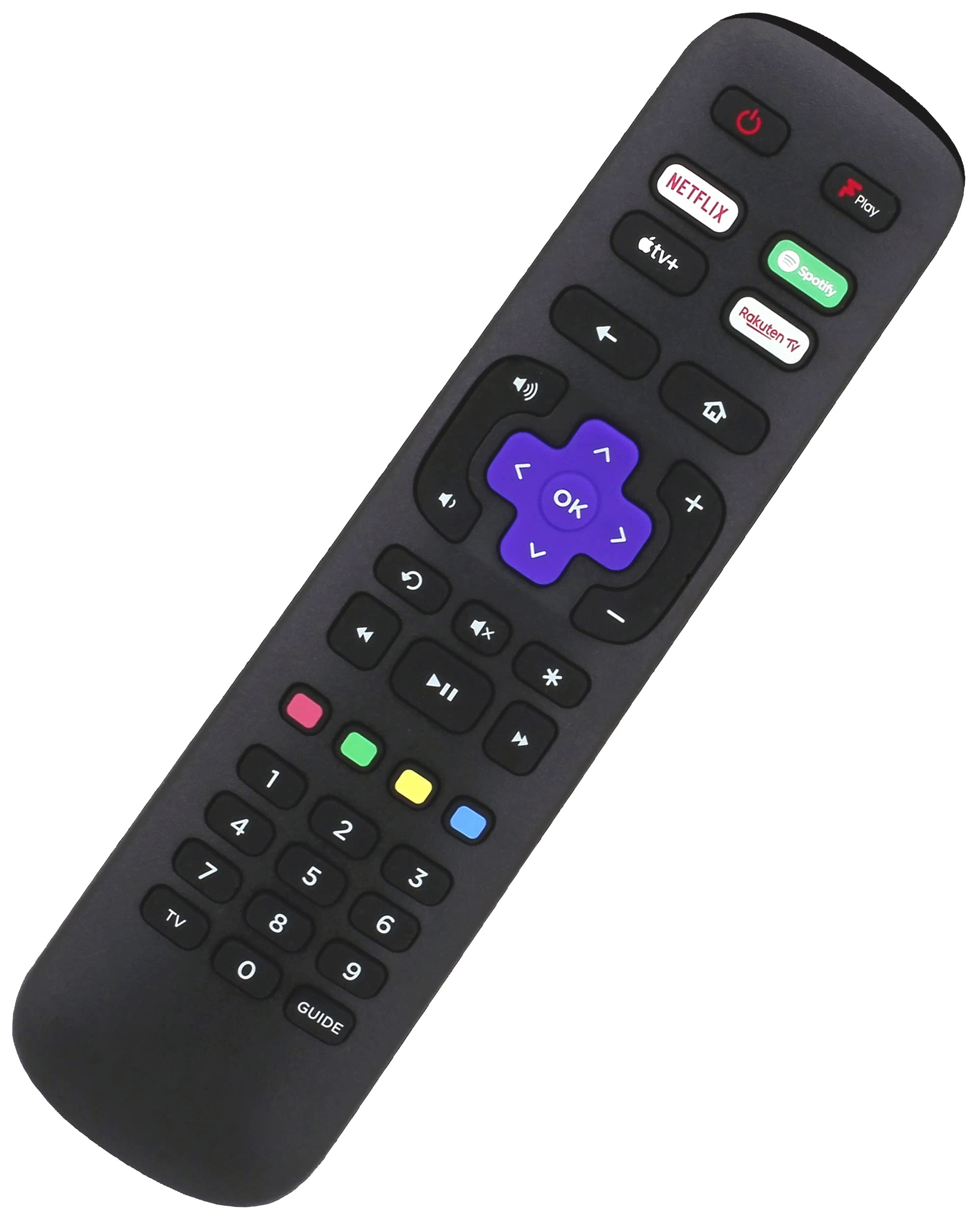 Genuine Remote Control Compatible with TCL with Freeview Play Spotify, Netflix, Rakuten TV, Apple TV+ for 32RS520K 40RS520K 43RP620K 50RP620K 55RP620K 65RP620K TVs
