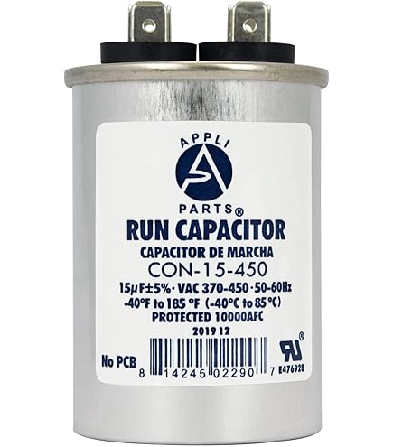 GE Genteq Round Capacitor 15 uf MFD 440 Volt Z97F9445