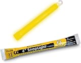 Cyalume SnapLight Yellow 6 Inch Glow Sticks 10 Pack 12 Hour Industrial Ultra view 3