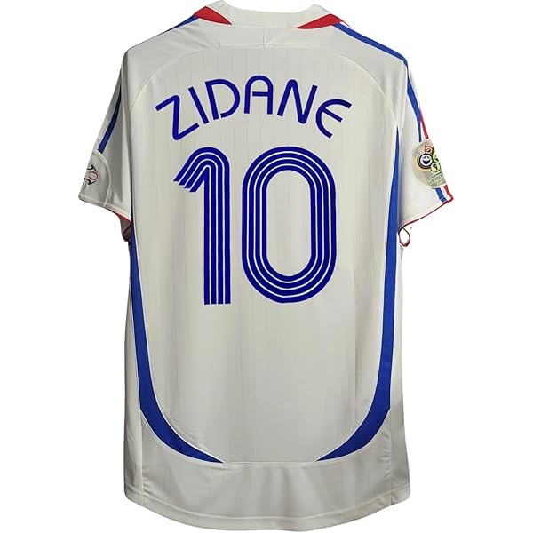 Amazon.com : France Zidane #10 Retro 06 Soccer Jersey for Men Fan