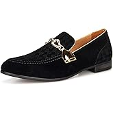 JITAI Men Loafers Slip-On Shoes for Men Fashion Dress Shoes Tuxedo Shoes