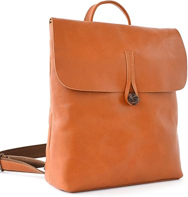 Amazon Co Jp サクラ Sacura 日本製 ナチュラル調本革リュックサック Spiratio レディース キャメル シューズ バッグ