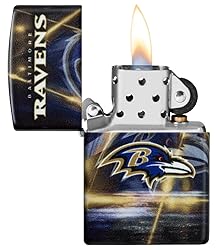 Zippo NFL Baltimore Ravens 540 Matte Pocket Lighter