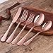 20-Piece Rose Gold Flatware Silverware Set, Bisda Stainless Steel Cutlery Sets, Multipurpose Use for Home, Kitchen, Restaurant, Hotel Tableware Utensil Service for 4 …