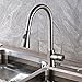 Rozin Single Handle Kitchen Sink Faucet Pull Out Spray Deck Mounted Mixer Tap Brushed Nickel