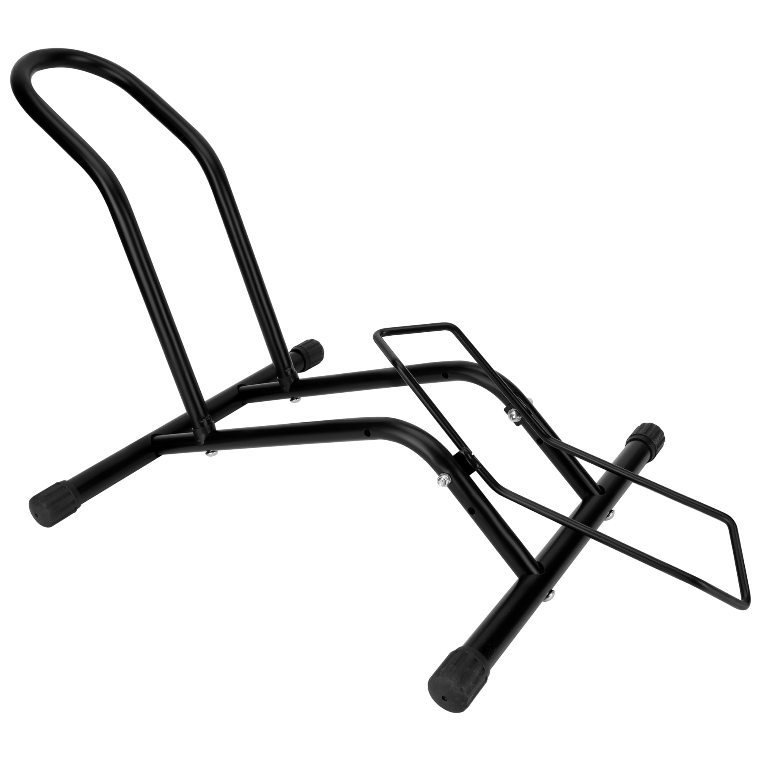 BELLE VOUS Bike Floor Stand, Black, Fits 20-29 Inches Wheels, Portable Storage Holder for Indoor/Outdoor Home or Garage