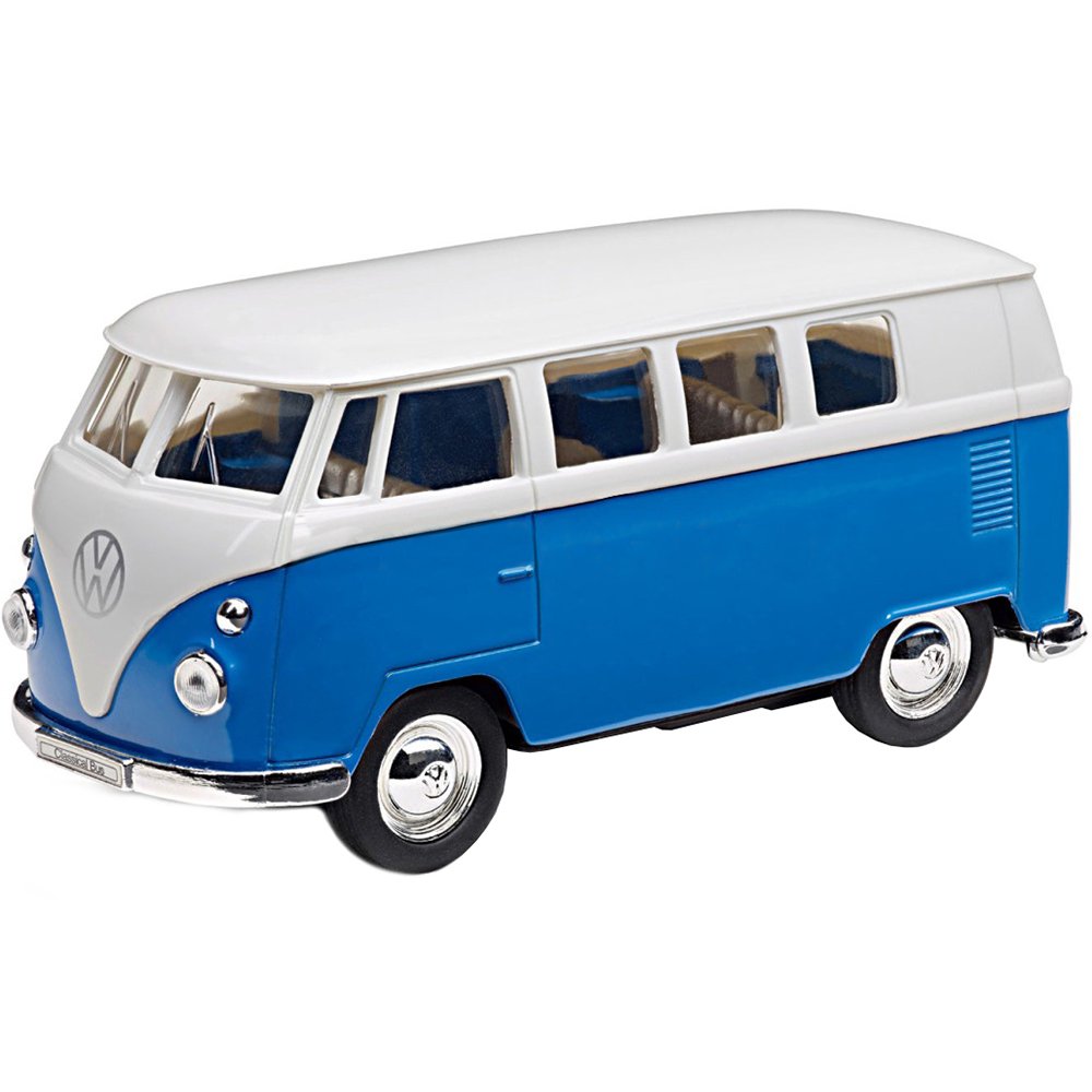 Ford Original VW Volkswagen T1 Bully Blau Model Car Pull Back Action