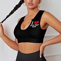 Custom Bras for Women Personalized Crop Top With