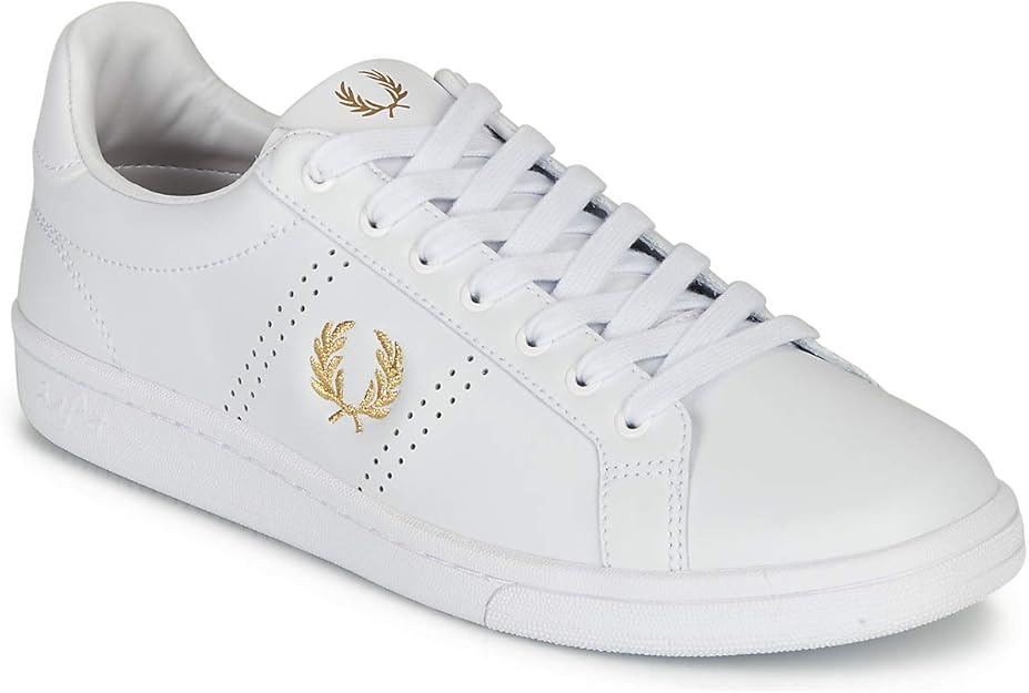 fred perry b721 leather trainers