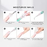 Saviland 6Pcs Cuticle Oil Pen Fruity Nail Care Set view 6