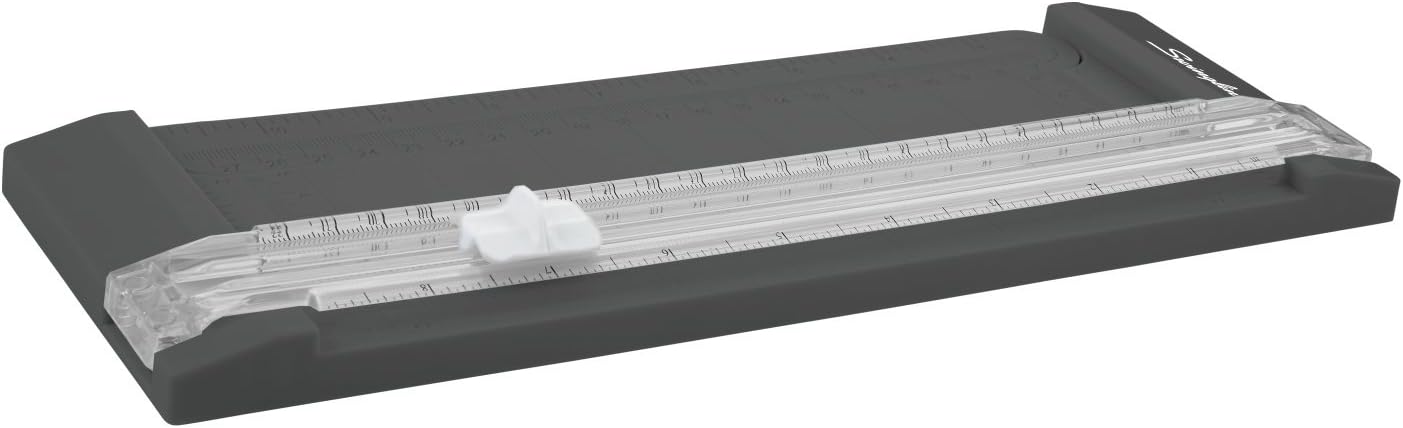 Swingline Lamination Starter Kit, Inspire Laminator, Pouches, Trimmer, Mini Hole Punch Included (1701869ECR), Gray : Office Products