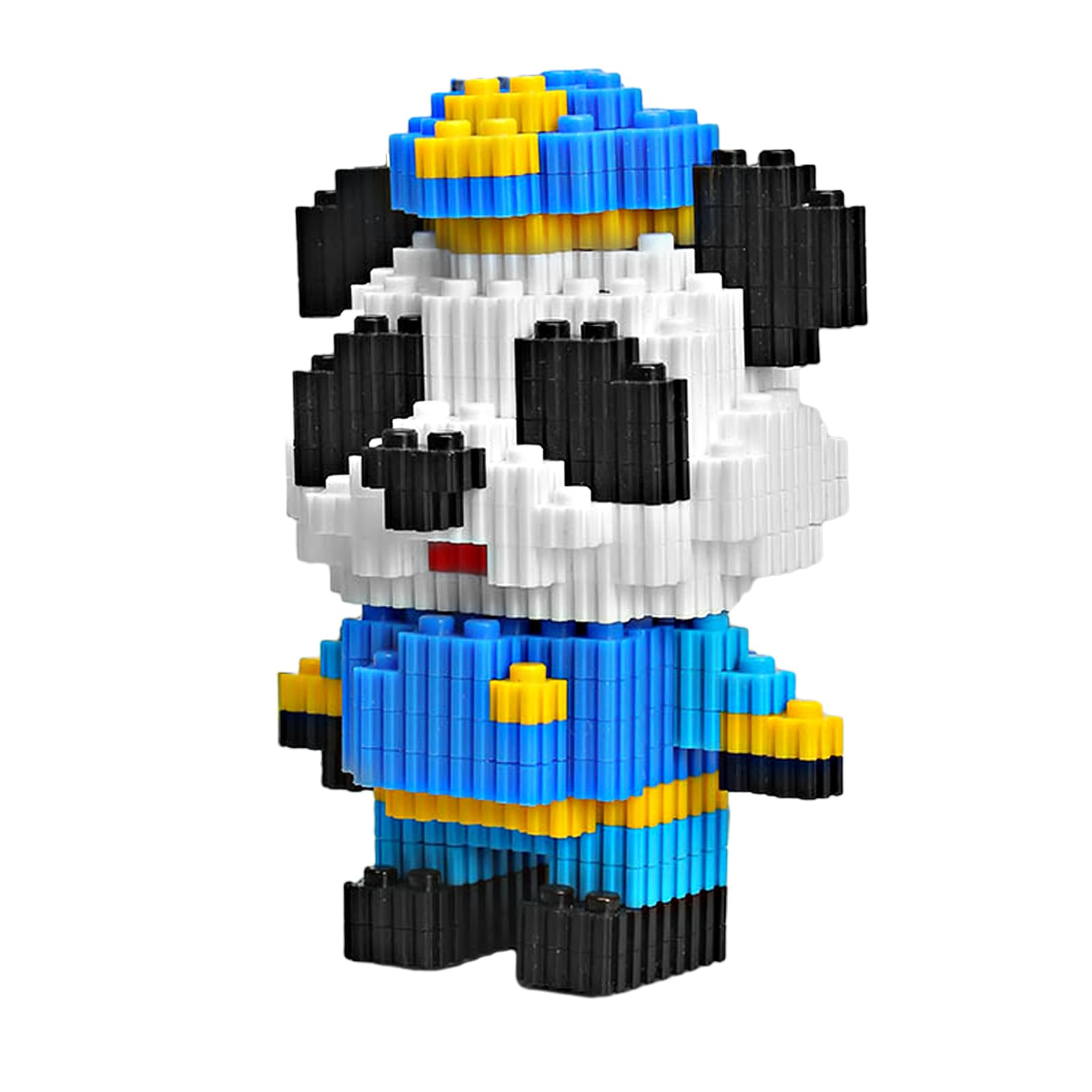 Larcele Micro Building Blocks Animal Set, DIY Mini 3D Building Toy Bricks,339 Dots KLJM-10 (Panda 5392)