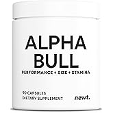 ALPHA BULL – Male Performance Supplement for Men – Performance, Size & Stamina Support – Tongkat Ali, Maca, Horny Goat Weed & Ginseng – 90 Capsules (30-Day Supply)