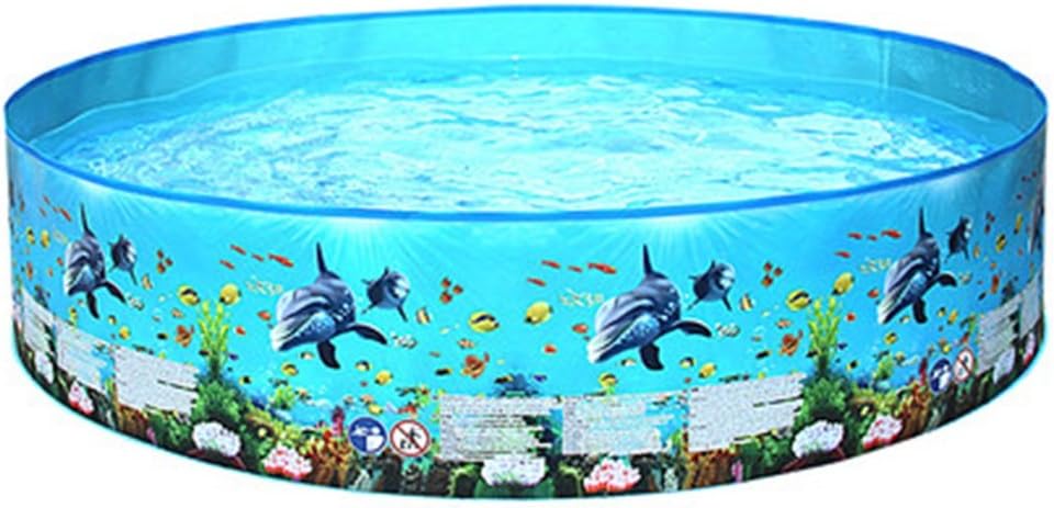 Swimming Pool ying Portable Folding Adult Large Space no need Inflatable Thicken Save Storage Space Outdoor Family Pool (Size : 183*38cm)