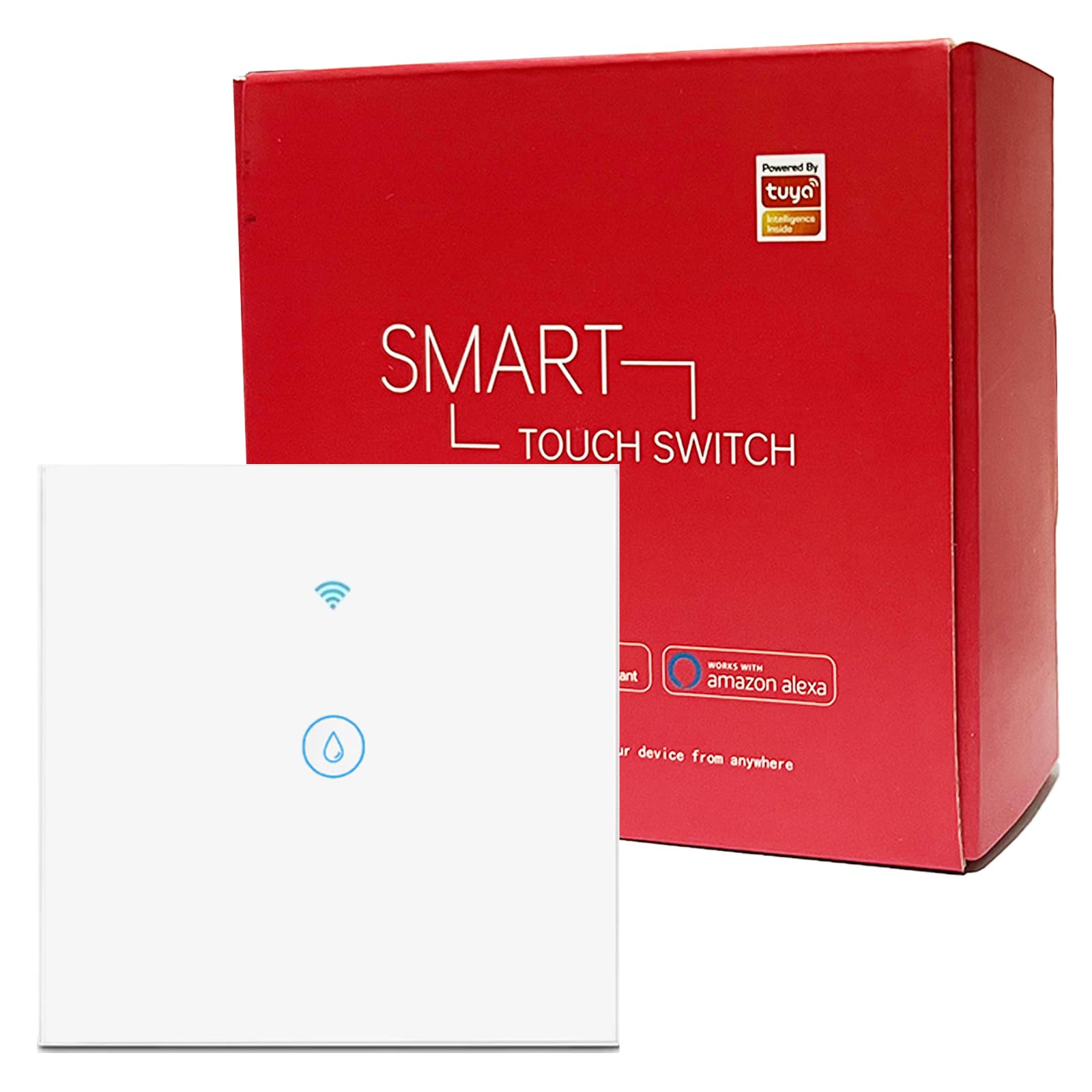 Bkiyougo Smart Immersion Heater Timer Switch, 40A Wi-Fi Water Heater Timer, Alexa & Google Home Compatible, 8000W