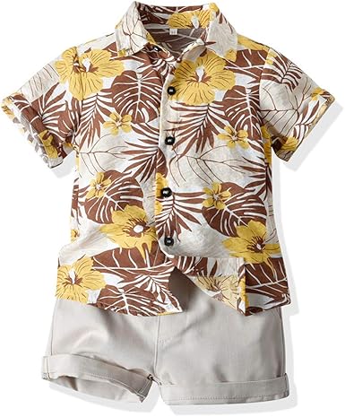 baby boy floral shirt