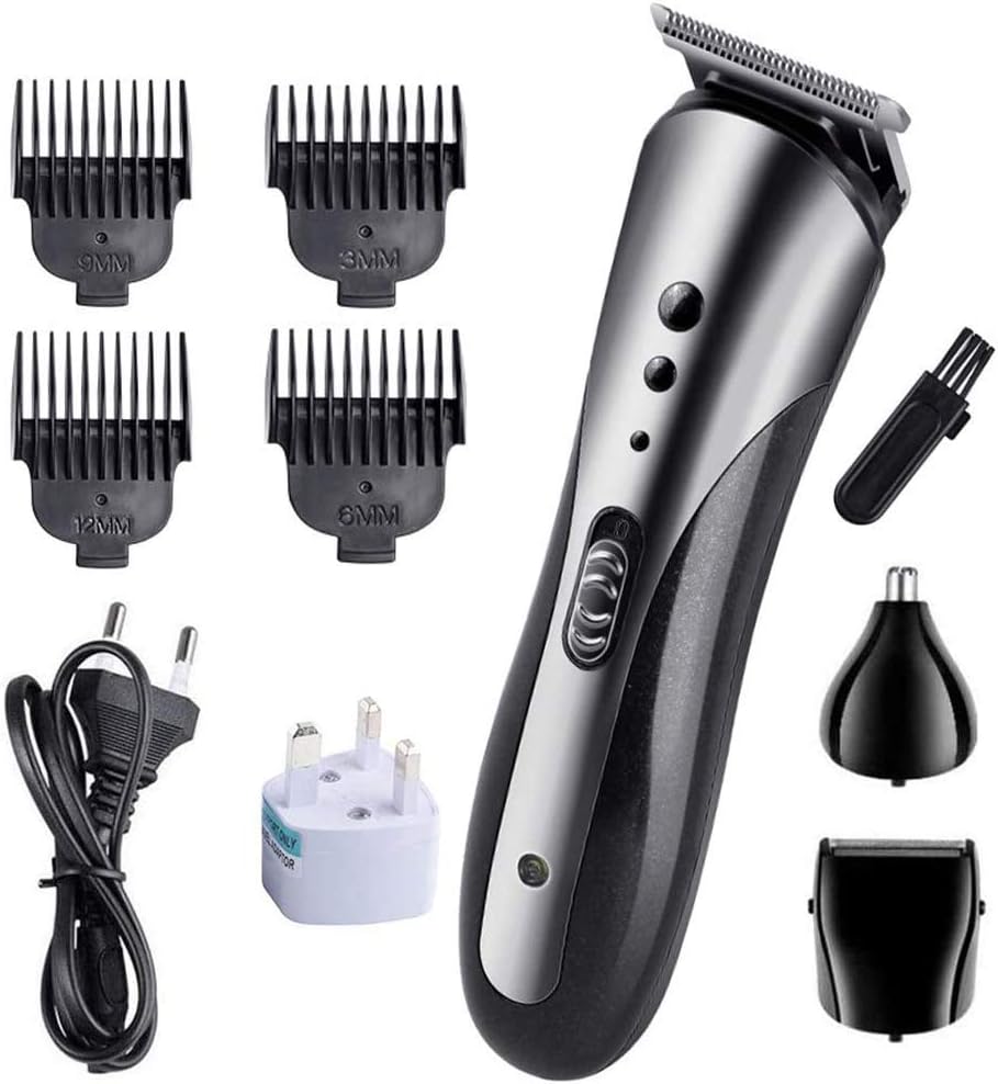 Flyglobal Male Hair Clippers Electric Professional Head Shaver Multifunctional Waterproof Rechargeable Beard Trimmers Cordless Home Haircut Kit for Men Kids